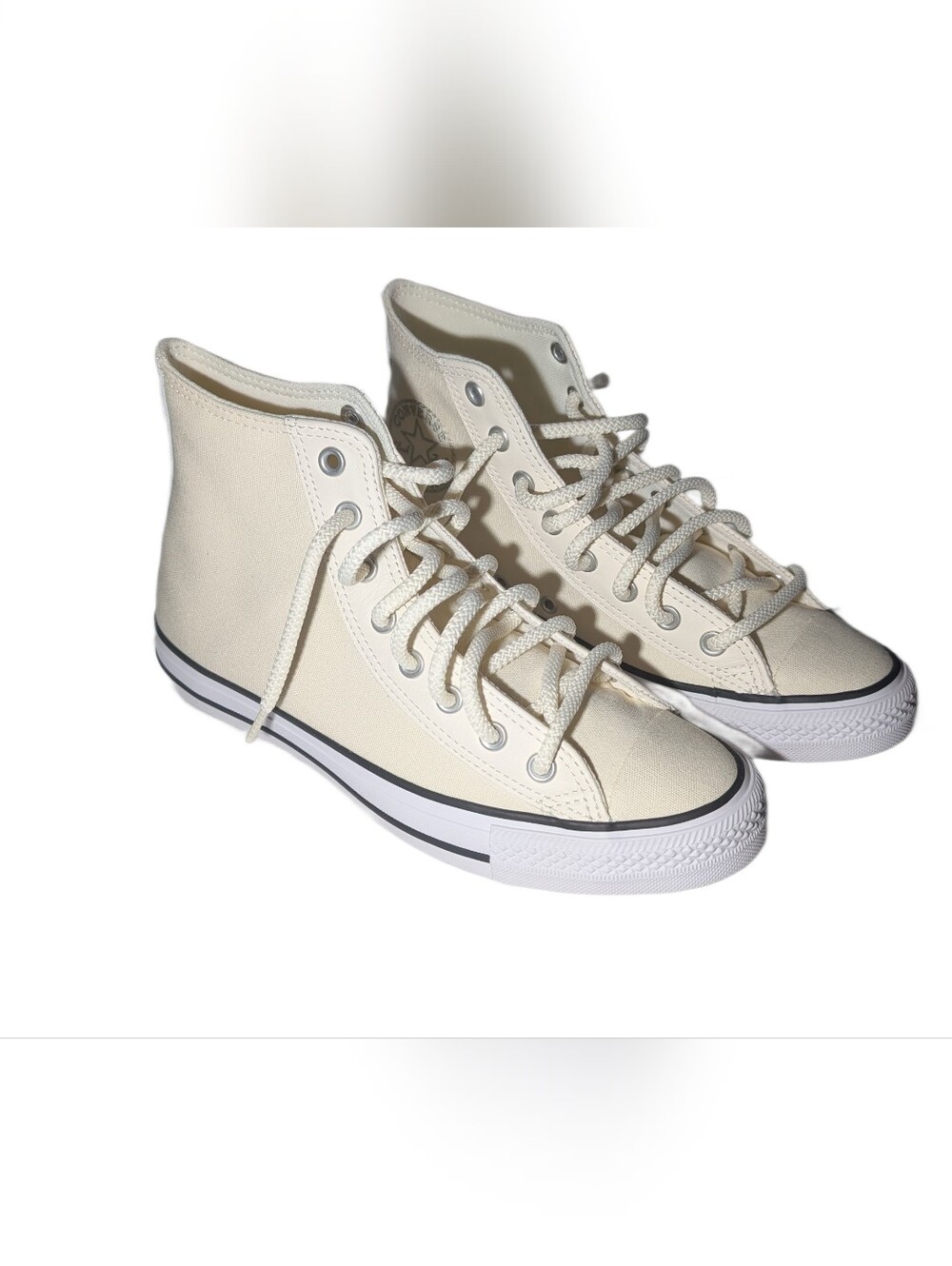 Converse Chuck Taylor Rare CTAS Hi Monochrome With Pleather Lace Overlay